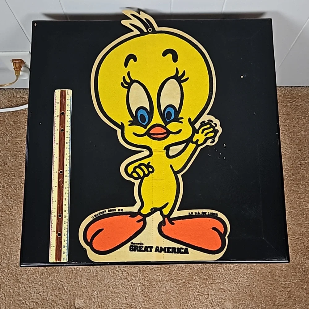 1975 Vintage Marriotts Great America Felt Tweety Bird